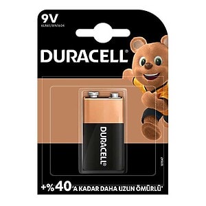 Duracell 6LR61 Alkalin 9V Pil