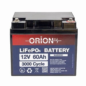 Orion 12V 60Ah LiFePO4 Akü