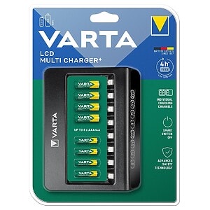 Varta 57681 LCD 8 Slotlu Pil Şarj Cihazı